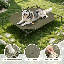Elevated Dog Bed with Removable Cooling Cushion-801308712-801308713