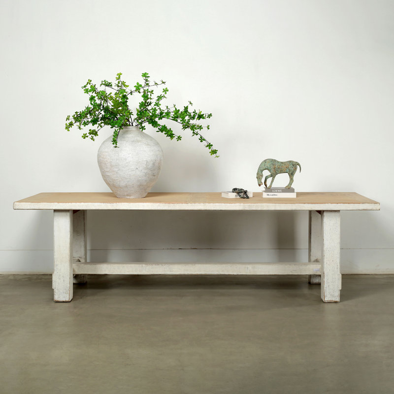 Table de salle à manger en bois massif de pin 39,5 po Wrenn