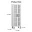 71'' H X 23.6'' W Kitchen Pantry With Bookcases, Glass Door Kitchen Storage Cabinet-1653569976