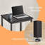 Metal Base Dining Table