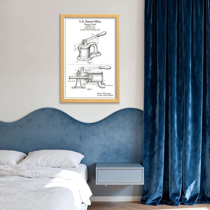Bath and Laundry, Toile tendue, Ne s’applique pas, H 18 po x l 12 po