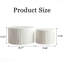 Table basse ronde avec 2 tables gigognes en bois pour salon et table d'appoint