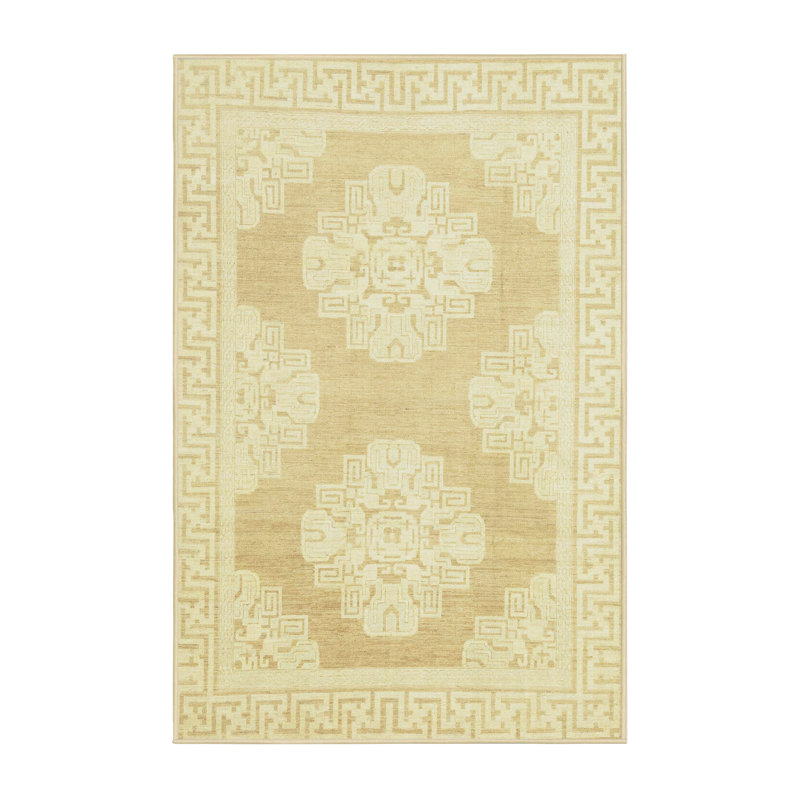 Tapis décoratif multicolore à motif abstrait, Rectangle 8 pi x 12 pi