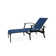 Askar Outdoor Rust-Resistant Metal Chaise Lounge