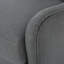 Fauteuil à oreilles avec siège rembourré et pieds en bouleau Modern