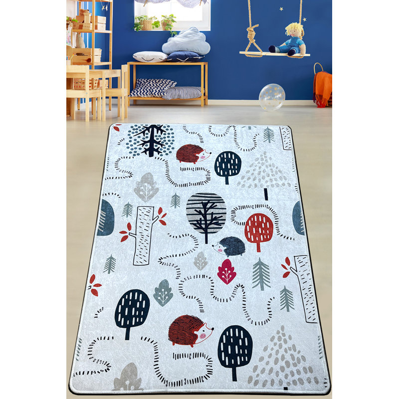Luxurious Hall Carpet, 3.3 x 6.6 ft, 100% Polyester, 0.4 in Pile Height | Antibacterial & Non-Slip Underside | Machine Washable at 86°F, 700 g/m² | Perfect for High-Traffic Areas, Soft & Durable Design