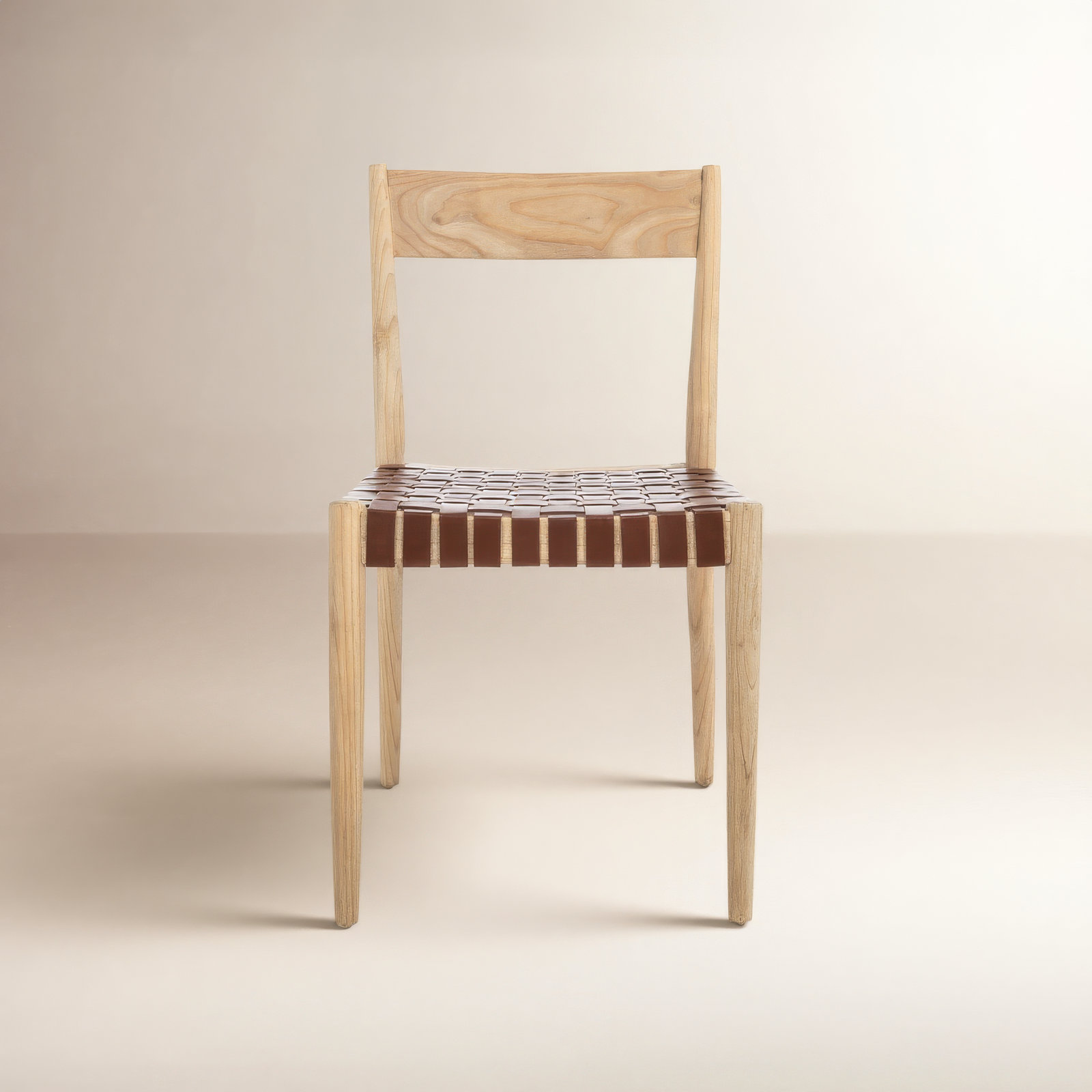 Cosme Dining Armchair, Cognac/Natural