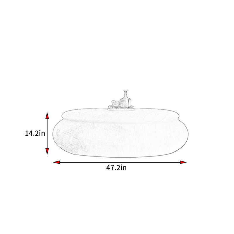 Table basse Italian Light Luxury