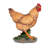 Hen and Rooster Animals Weather Resistant UV Resistant Polyresin Garden Statue