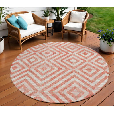 Tapis rond ivoire 8 po