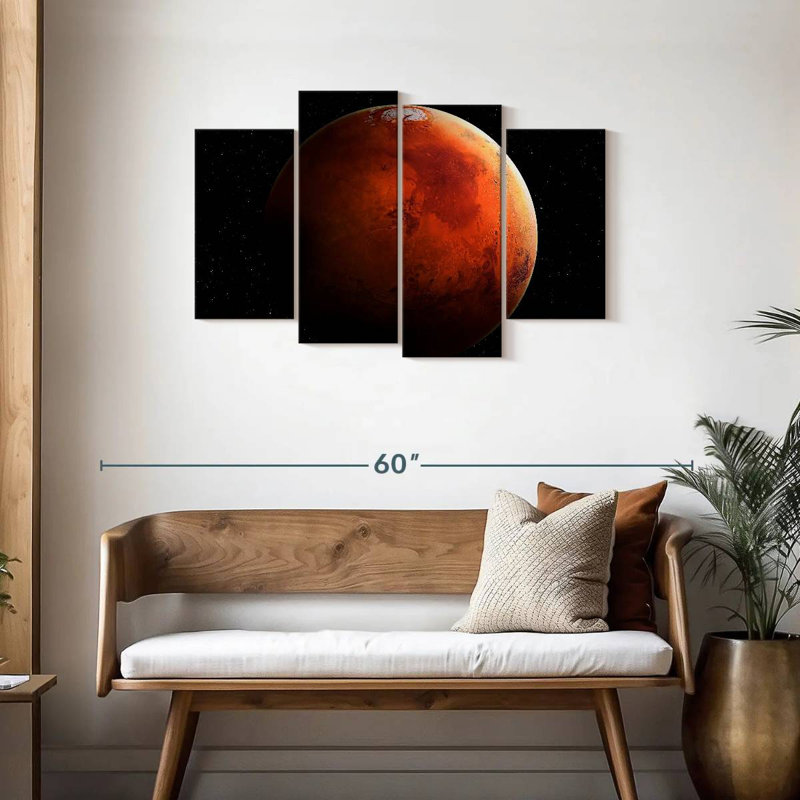 Oberle Fascinating View Of Mars, 27" H x 43" W