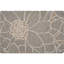 Corolla Floral Handmade Tufted Wool Natural/White Area Rug-673406877
