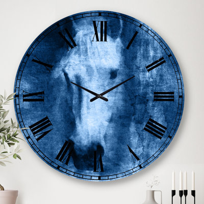 Farmhouse Horse II - Farmhouse wall clock