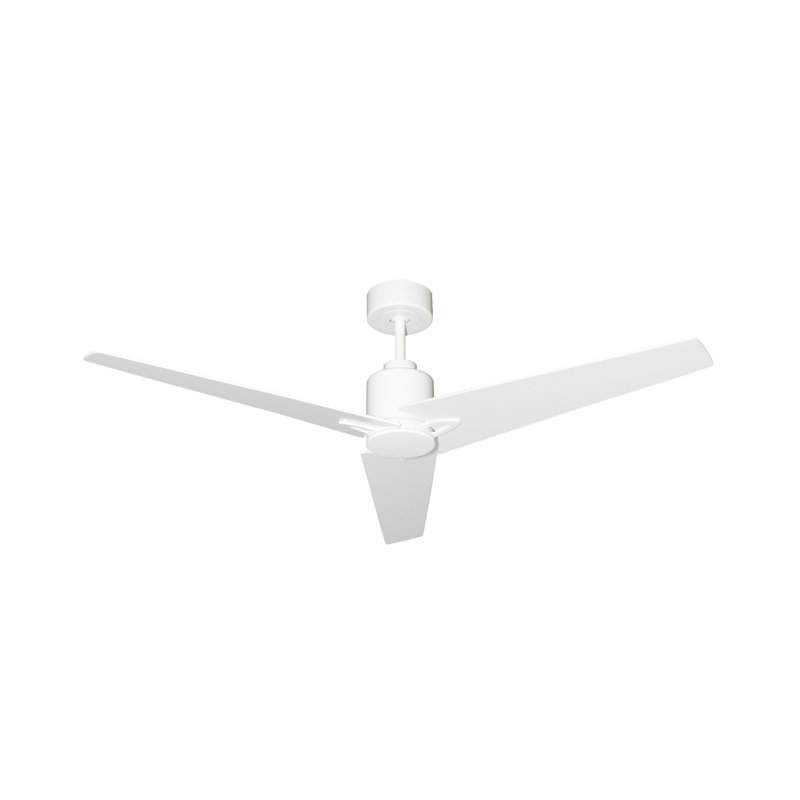 Kayella 52'' Ceiling Fan, Pure White with Pure White Blades