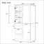 Armoire de rangement pour salle de bain 62 po x 32,6 po Kobyn-1977536017