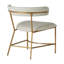 Matlock Wing Back Side Chair in White
