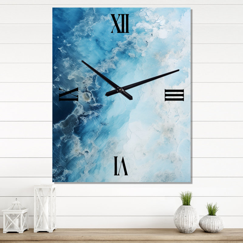 Burckard - Horloge murale moderne Glacier, Moyen