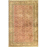 Canvello Pink Turkish Hereke Rug - 4' X 6'