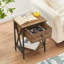 Ensemble de lit et table de chevet 3 pièces Alicia-86125968-86125967