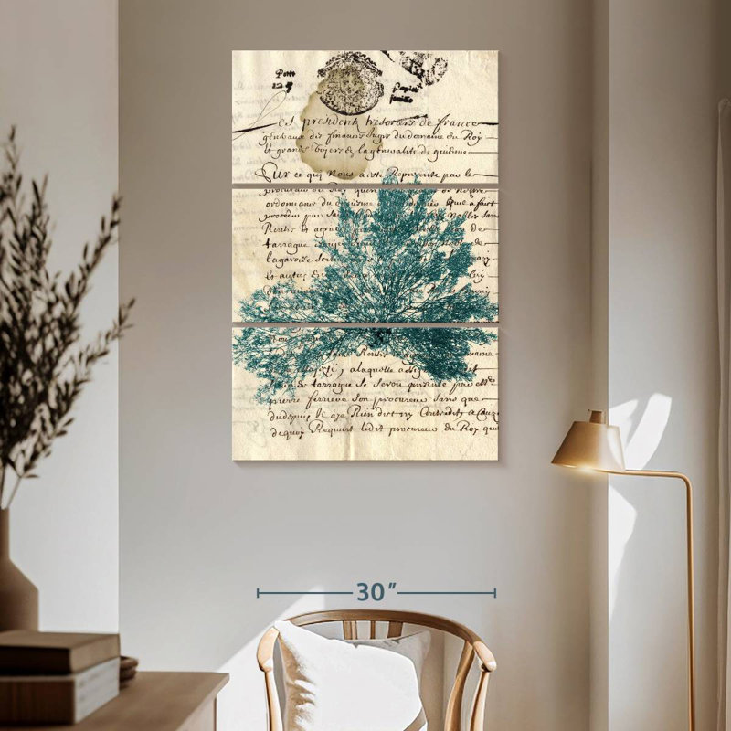 Brampt Vintage Teal Seaweed III