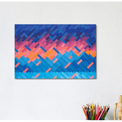 Abstract Sunset by Jun Youngjin - Wrapped Canvas Print