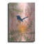 Art mural en métal de luxe «Little Blue Wren» par Trudy riz, 24 po x 36 po-1898967217