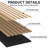 106" x 13" Acoustic Wood Wall Panels – Soundproof 3D Slat Design for Walls & Ceilings, Decorative Wooden Wall Covering-116778561