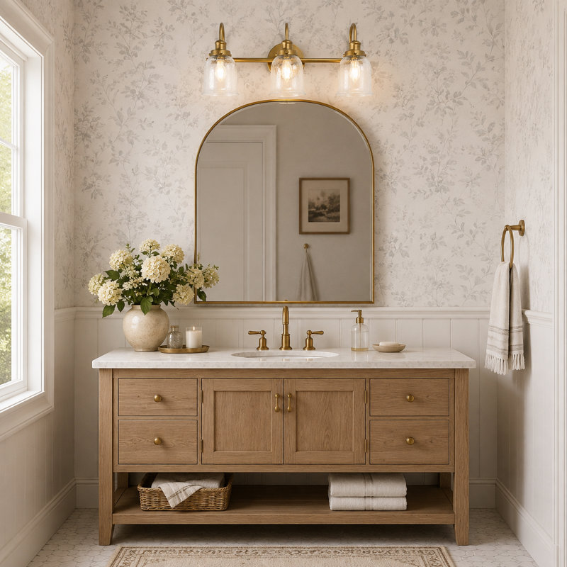 Belk Dimmable Copper Vanity Light, 3