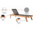 Lemuelah Teak Outdoor Armless Lounge Chair-86506432
