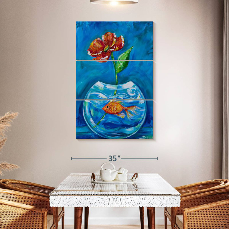 Brampt Goldie, 50" H x 32" W