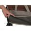 All-In-One Convertible Folding Camping Wagon Cart: Bench Seat, Storage Compartment & Included Dog Tether, Beige/Brown-125230235