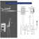 12 in Brushed Nickel Shower Faucet Combo Set Rainfall System With Handheld Spray