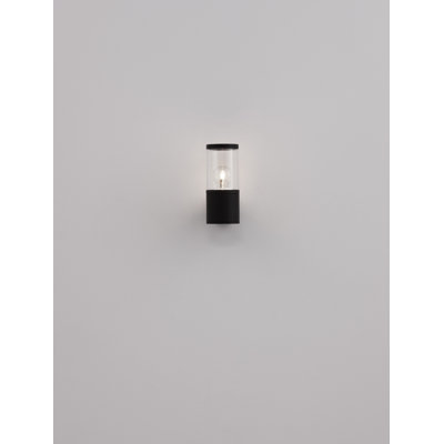 Black Integrated LED Metal Bollard Light