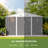 10 Ft. W X 8 Ft. D Metal Storage Shed With Frame-108088221