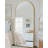 Arched  Metal Oversized Full-Length Mirror-2000019597-1999766902