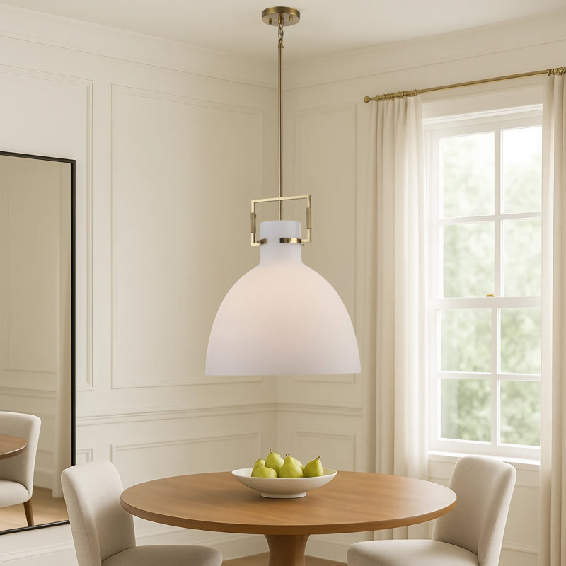 Luminaire suspendu 1 lumière Miami, Or antique