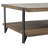 Wood 1 Shelf Living Room Coffee Table