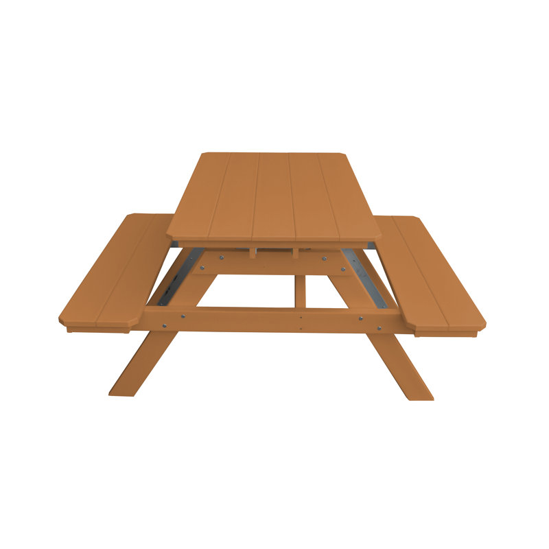 Table de pique-nique rectangulaire, L 44 po x L 60 po, Cèdre