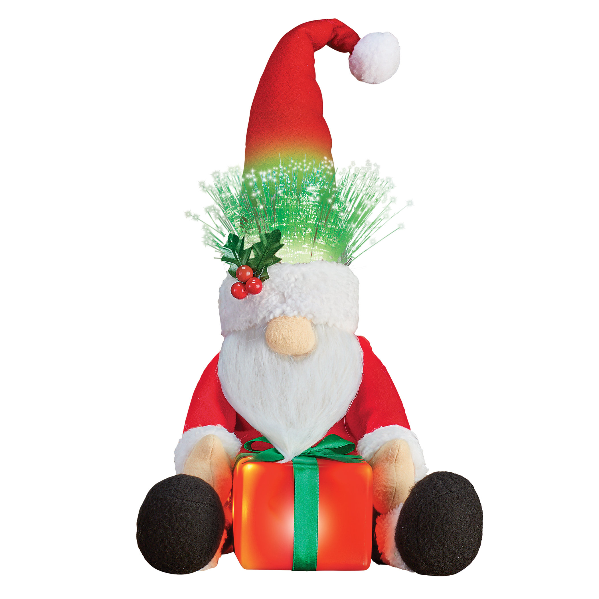 Traîneau GM 4 Rennes + Père Noël - Ensemble festif | NLC Déco
