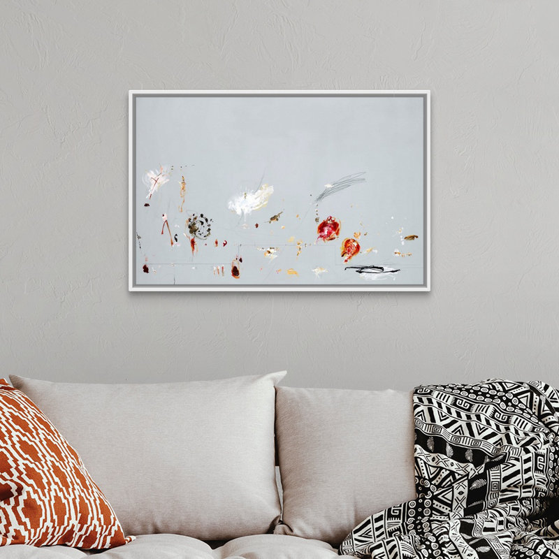 «Roam» par Joshua Schicker, reproduction d'art sur toile, Cadre flottant blanc, H 26 po x l 38 po x P 1,75 po