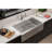 36" L x 20" W Double Basin