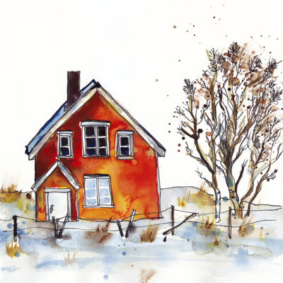 Rad Cabin V by Paul McCreery - Wrapped Canvas Print
