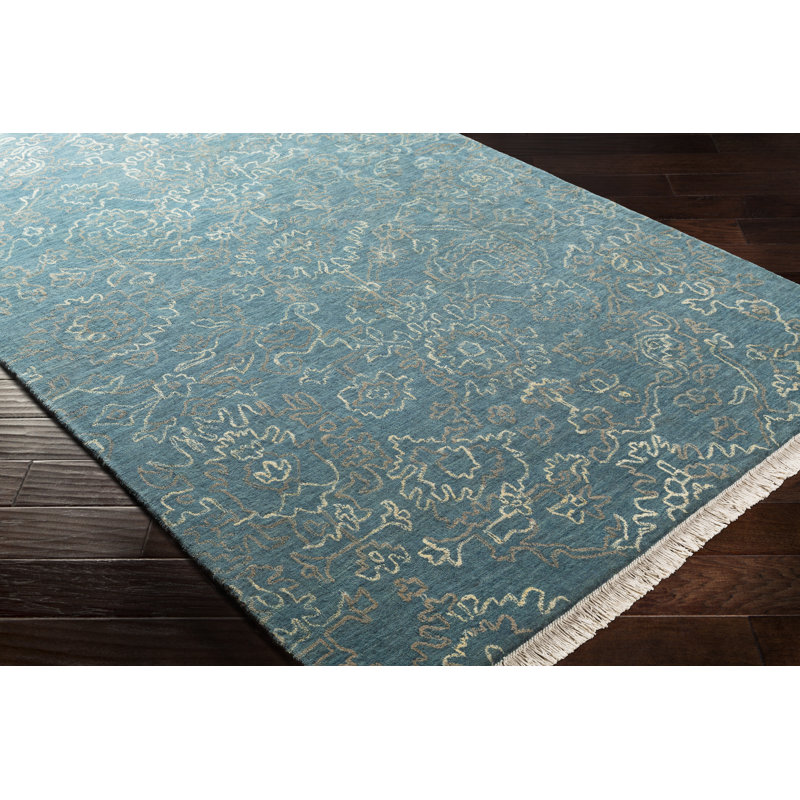 Wilmington Wool Geometric Area Rug, Rectangle 4' x 6'