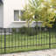 Powder-Coated Steel Fence Panels Included-124587325