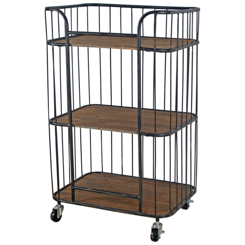 Alford Metal Bar Cart