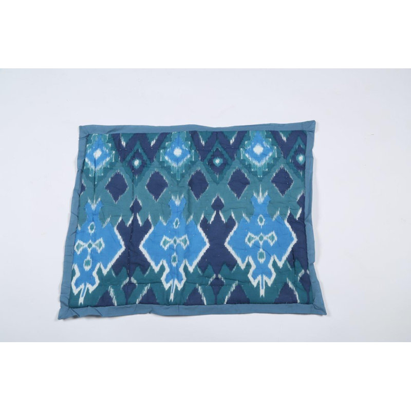 Cotton Geometric Shapes Quilt, King Quilt + 2 Shams
