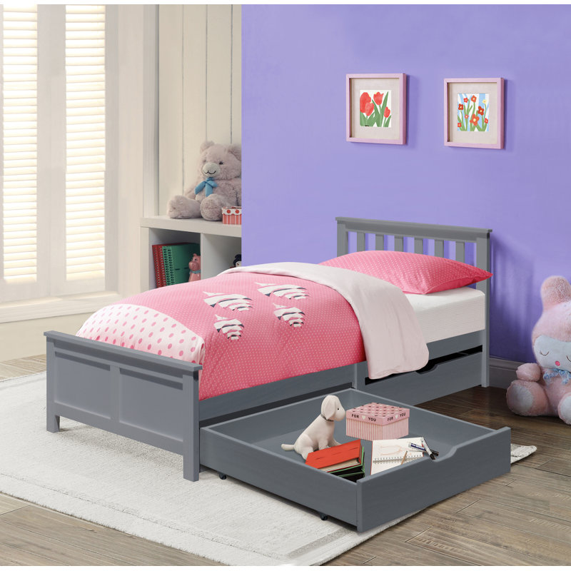 Rosado Storage Bed, Grey