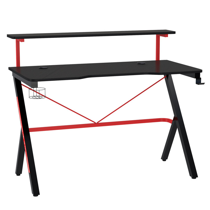 Jetin Metal Base Computer Desk