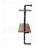 Versatile Industrial Pipe Shelf with Multiple Tiers and Hooks for Various Spaces