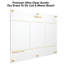 Tableau mural effaçable à sec en acrylique Excello Brands, 20 po x 30 po, imprimé doré-121889153